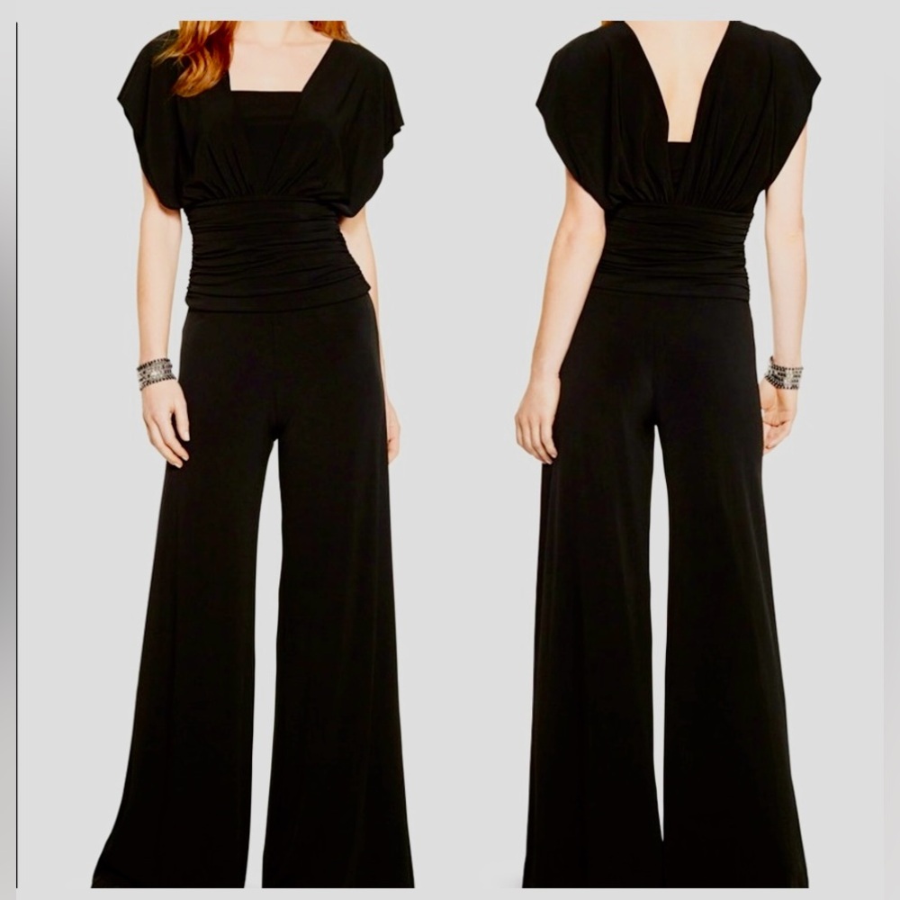 NWT White House Black Market Genius Convertible Jumpsuit Size 4 Black